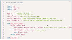 一個 GET 請求的 Python 代碼